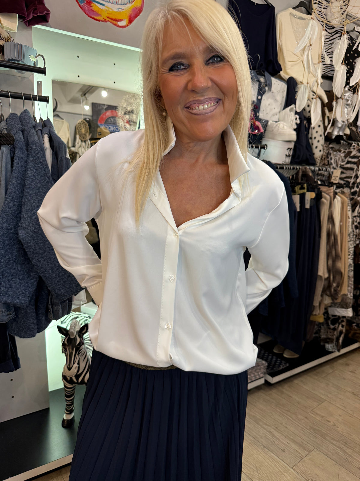 Chemise blanche fluide