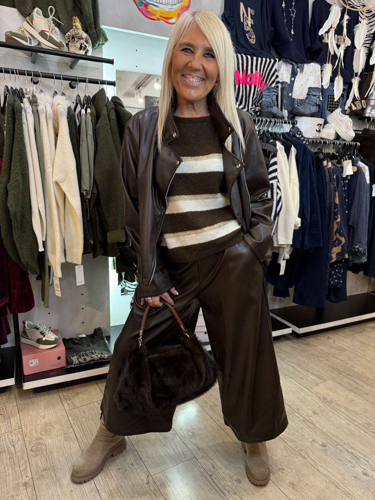 Pantalon menphis gde taille choco