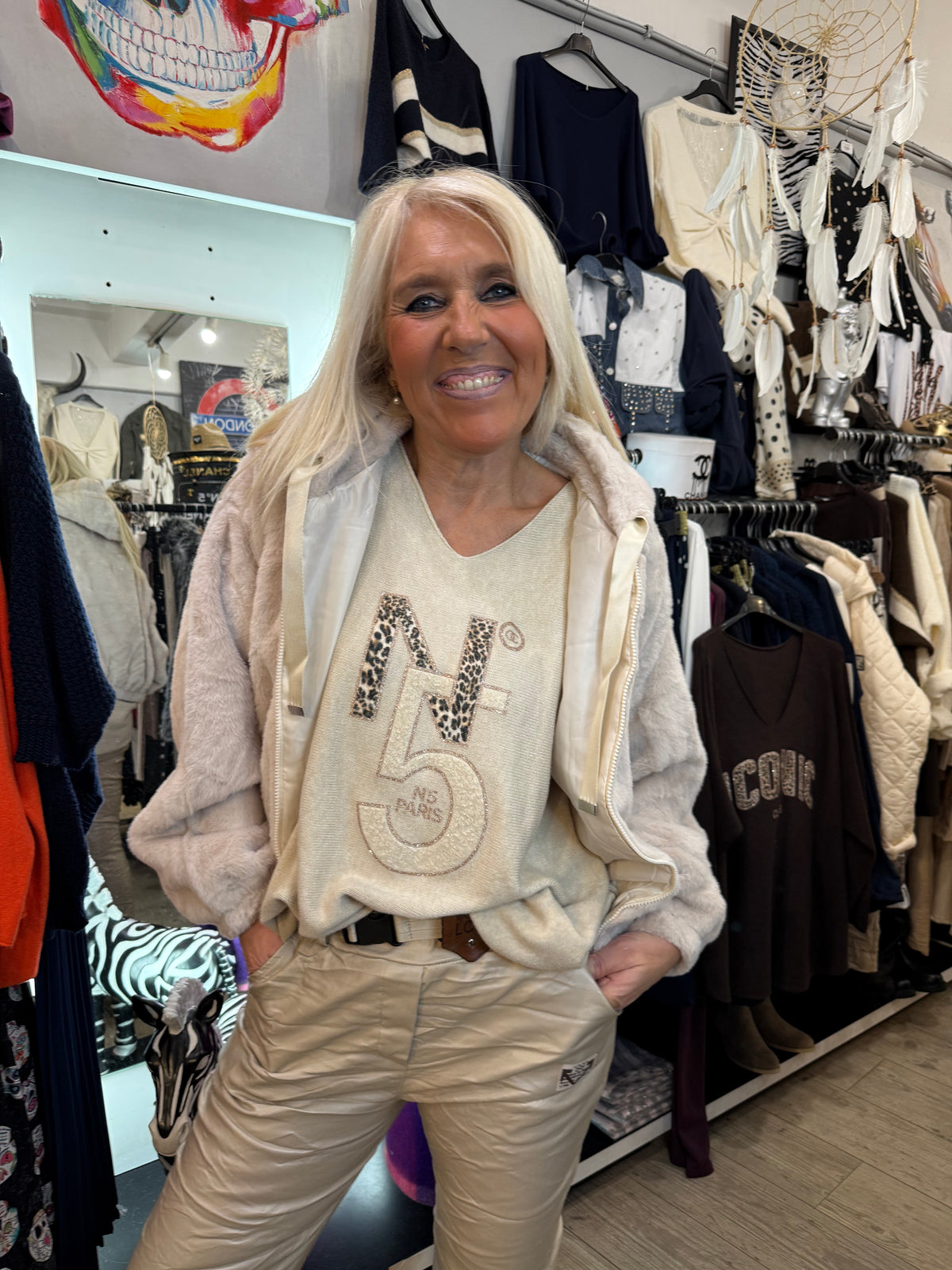 Veste Maryse beige