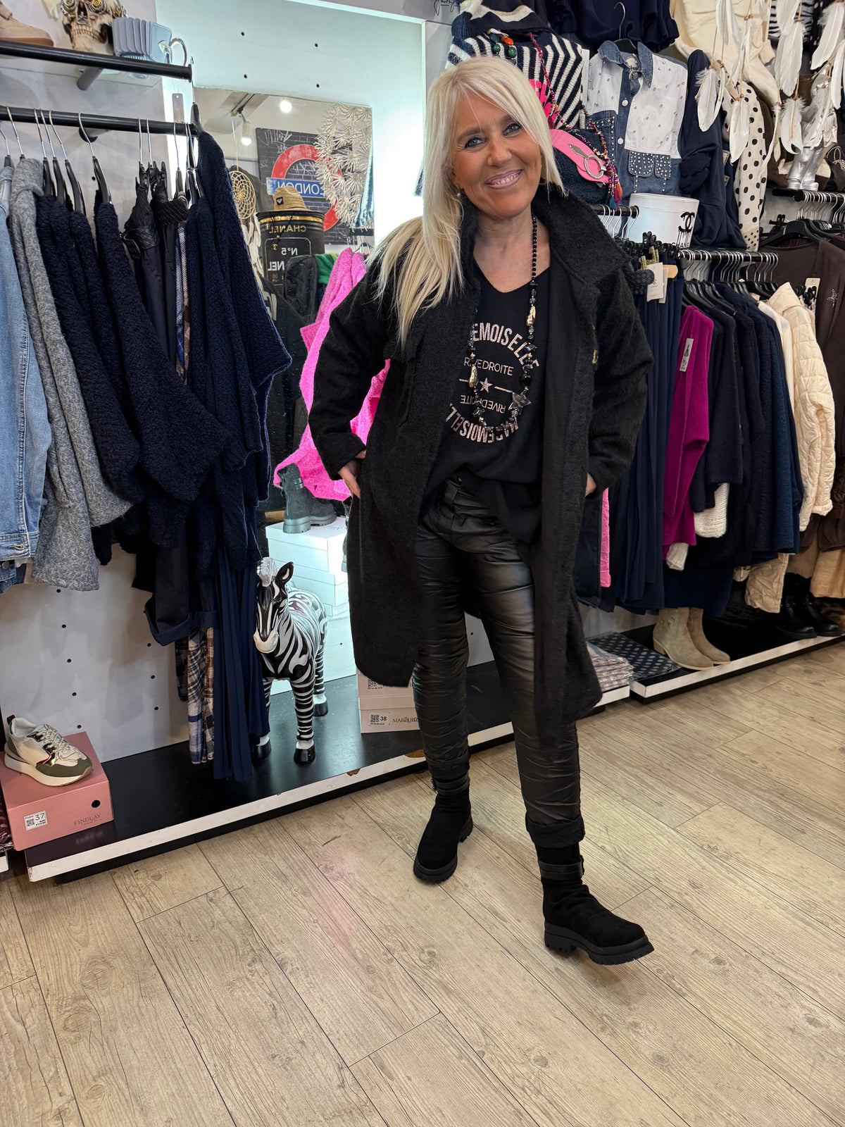 Manteau iconic noir