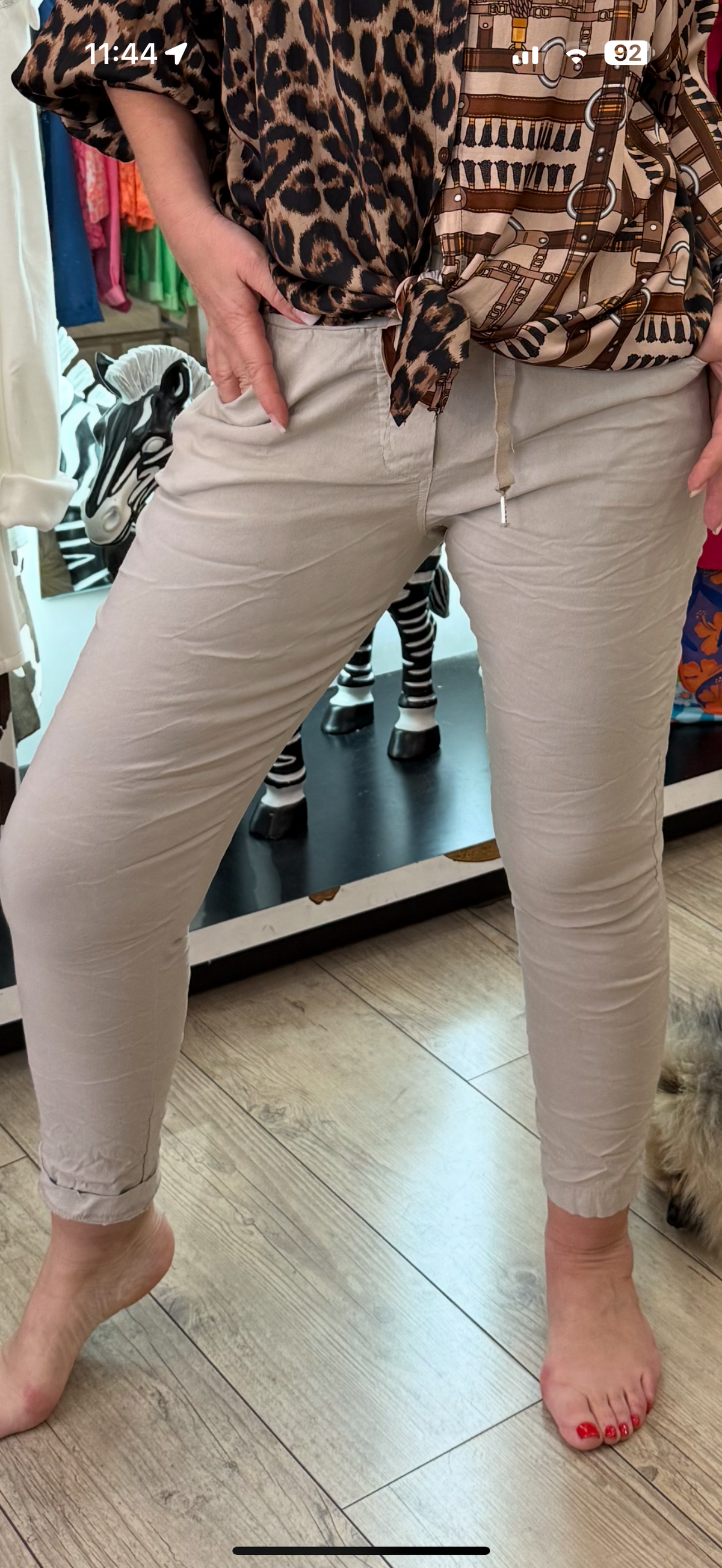 Pantalon magique beige