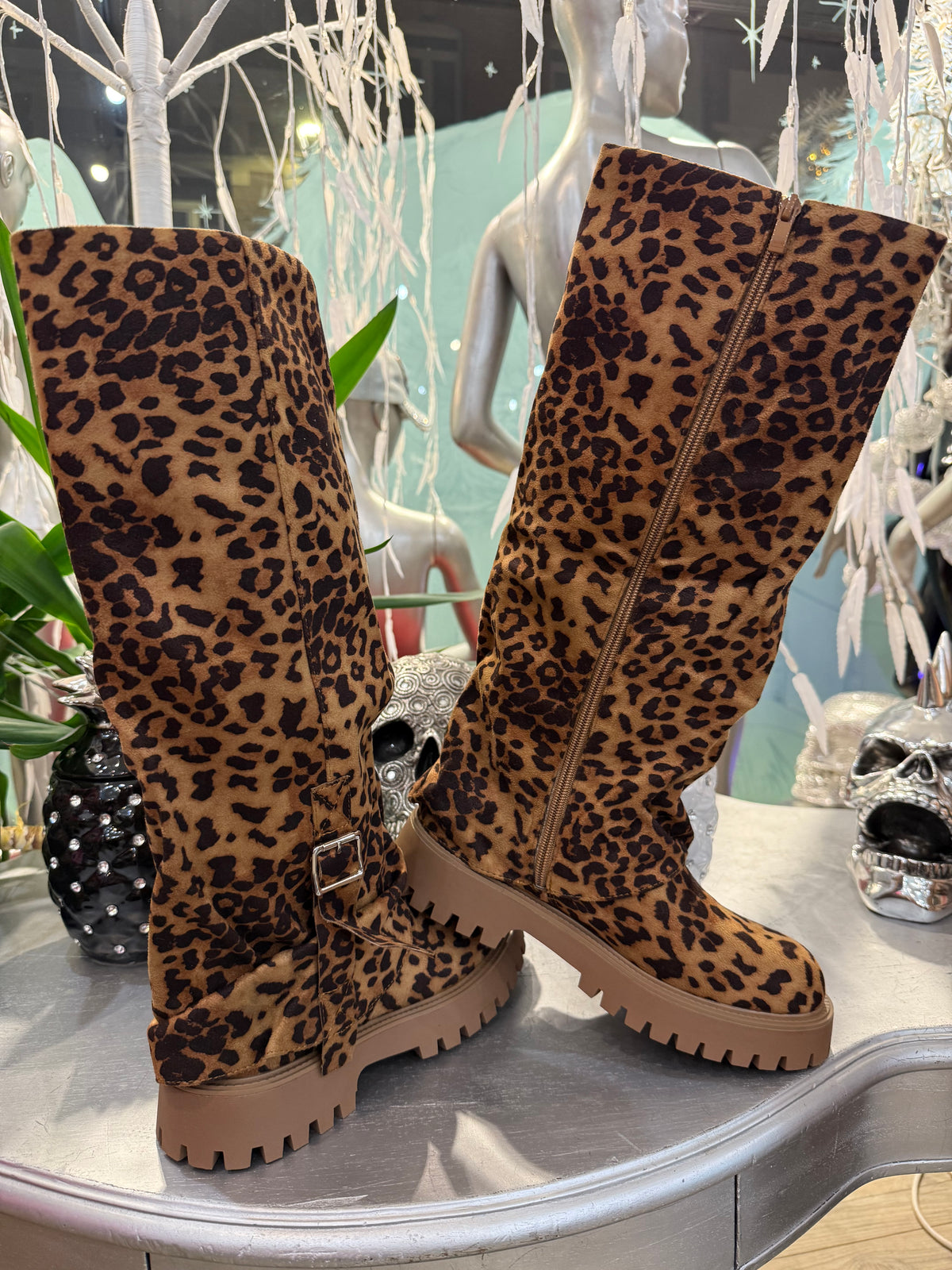 Boots bottes léopard