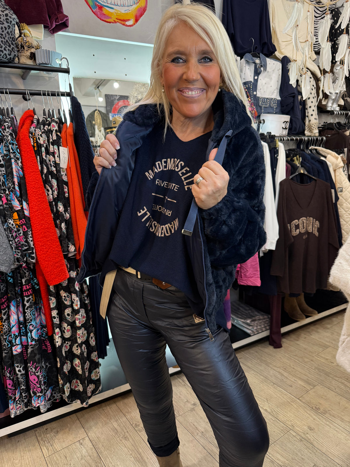 Veste Maryse marine