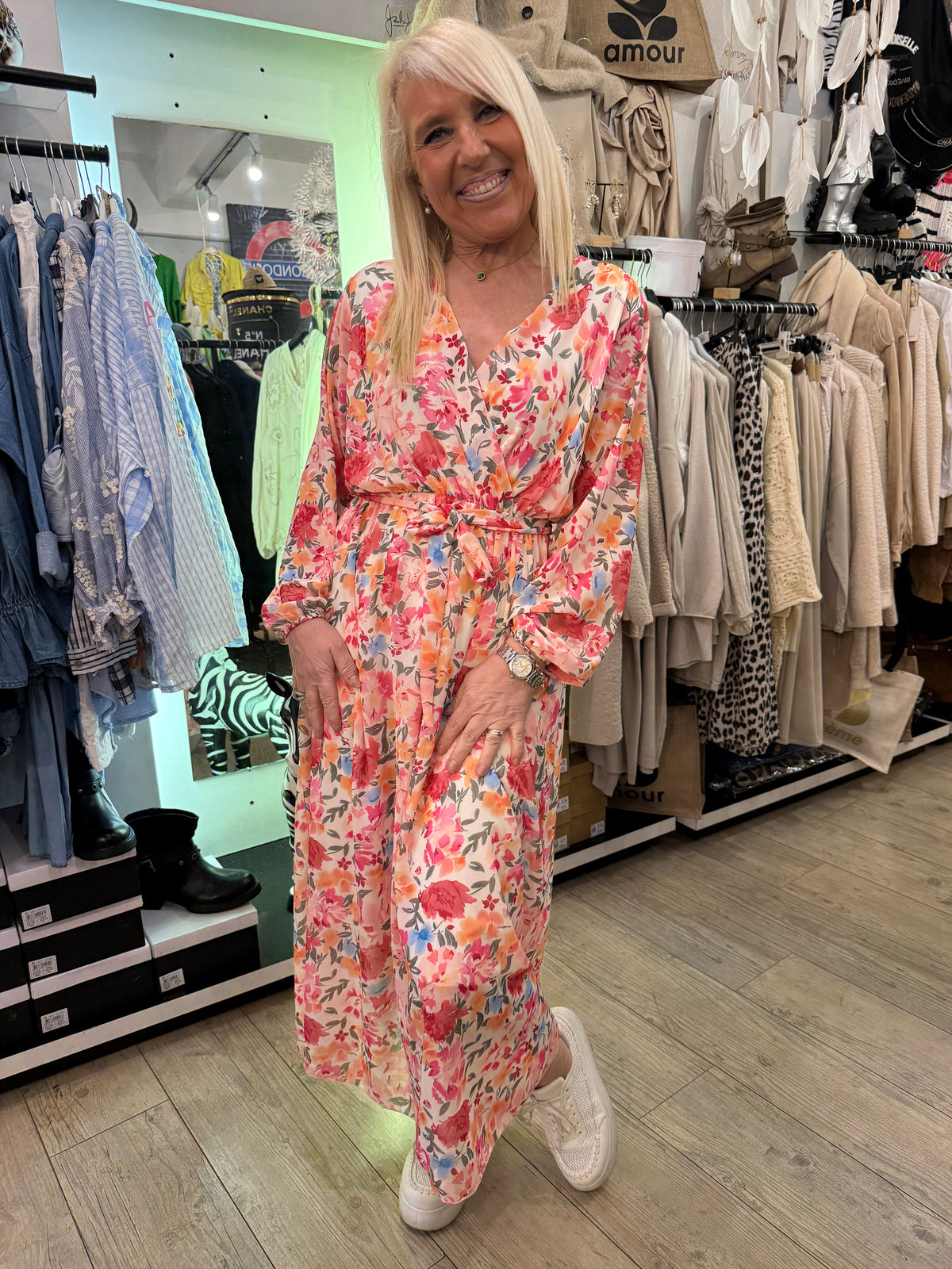 Robe Émilie rose
