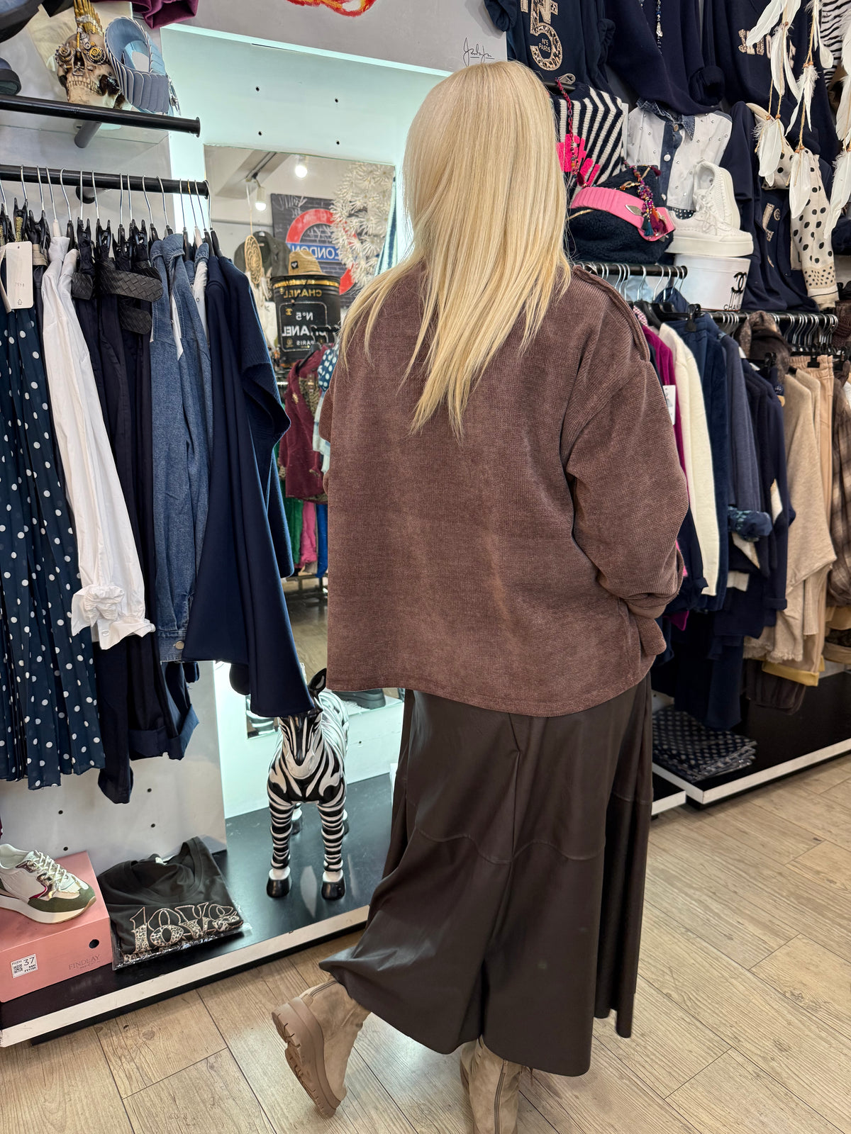 Veste kaporal chocolat