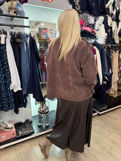 Veste kaporal chocolat