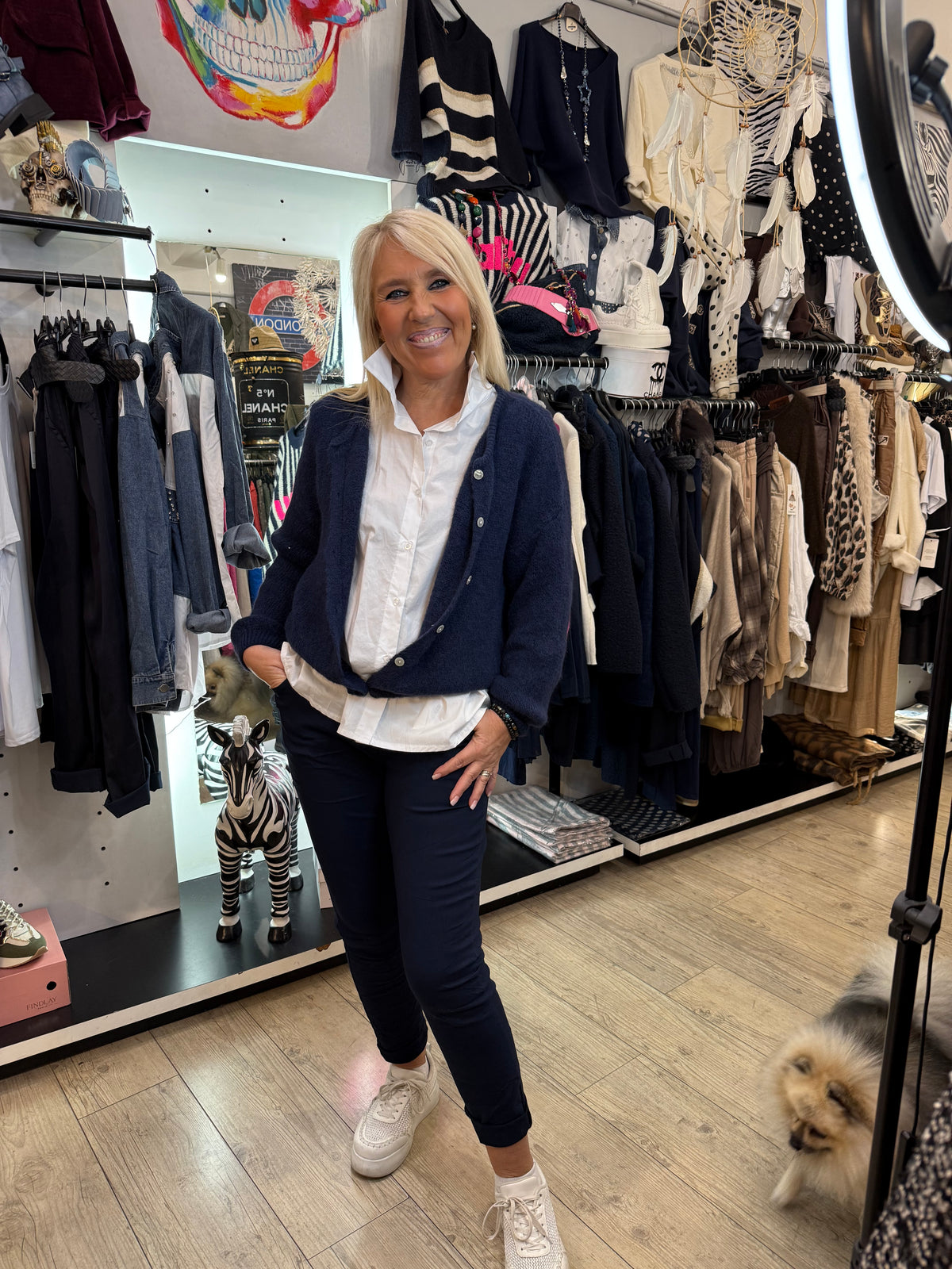 Gilet Maryse marine