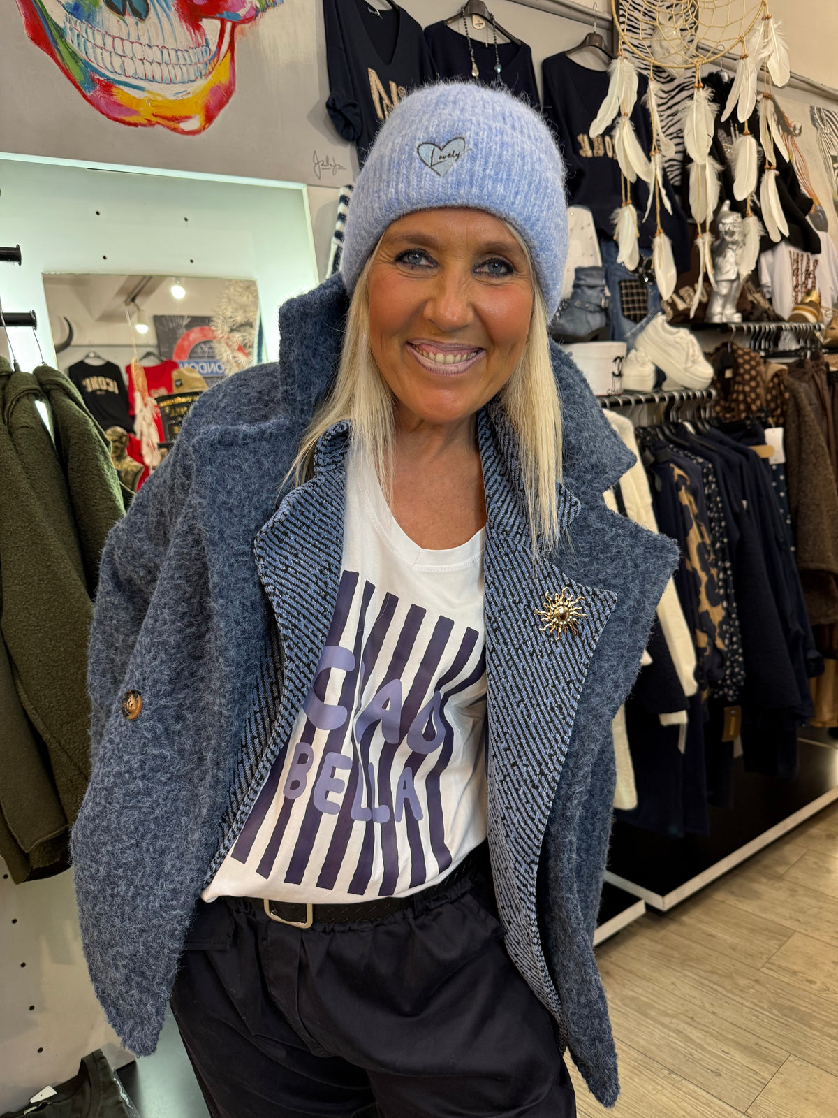 Veste Noémie bleue jean