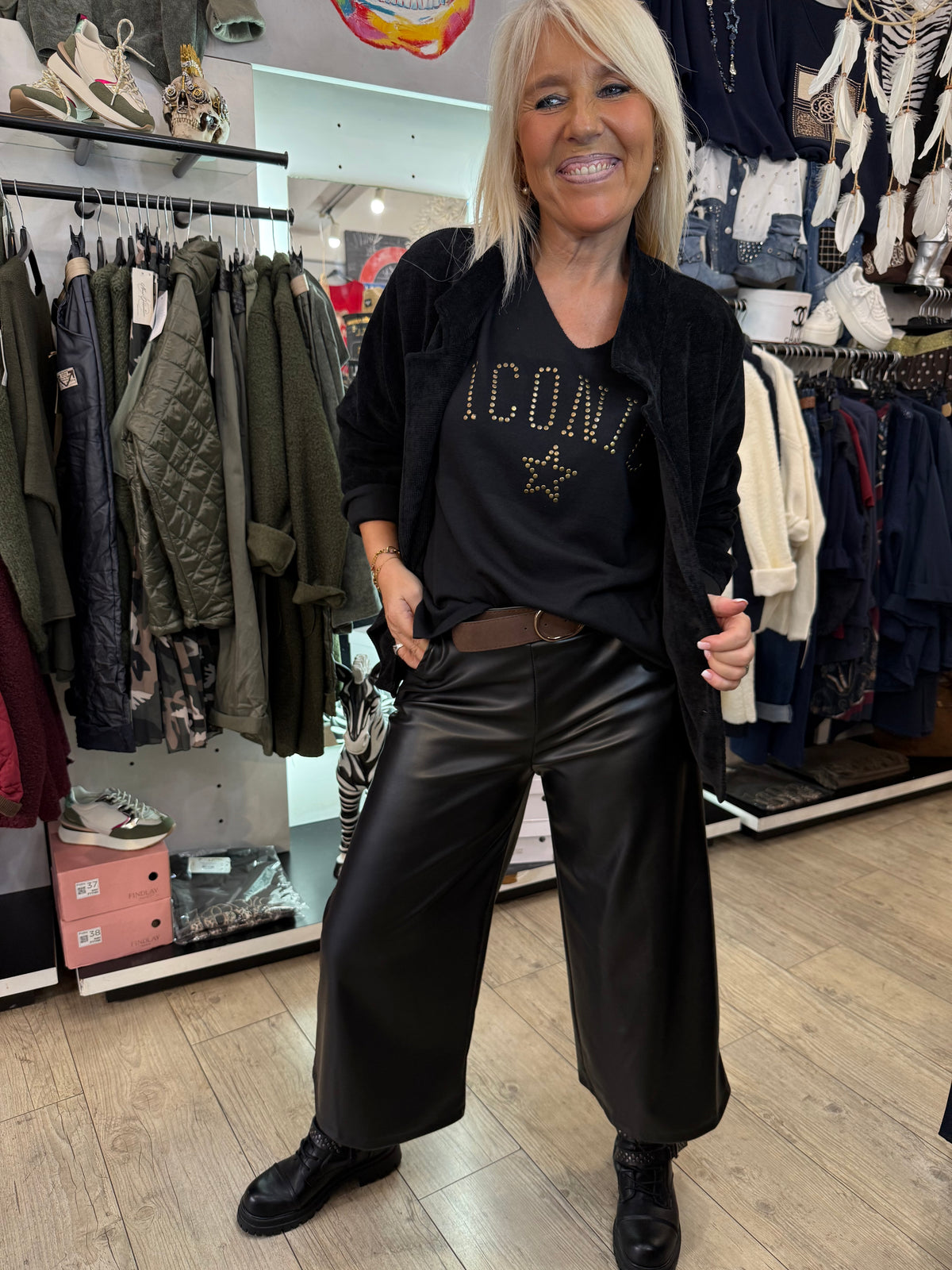 Pantalon menphis noir