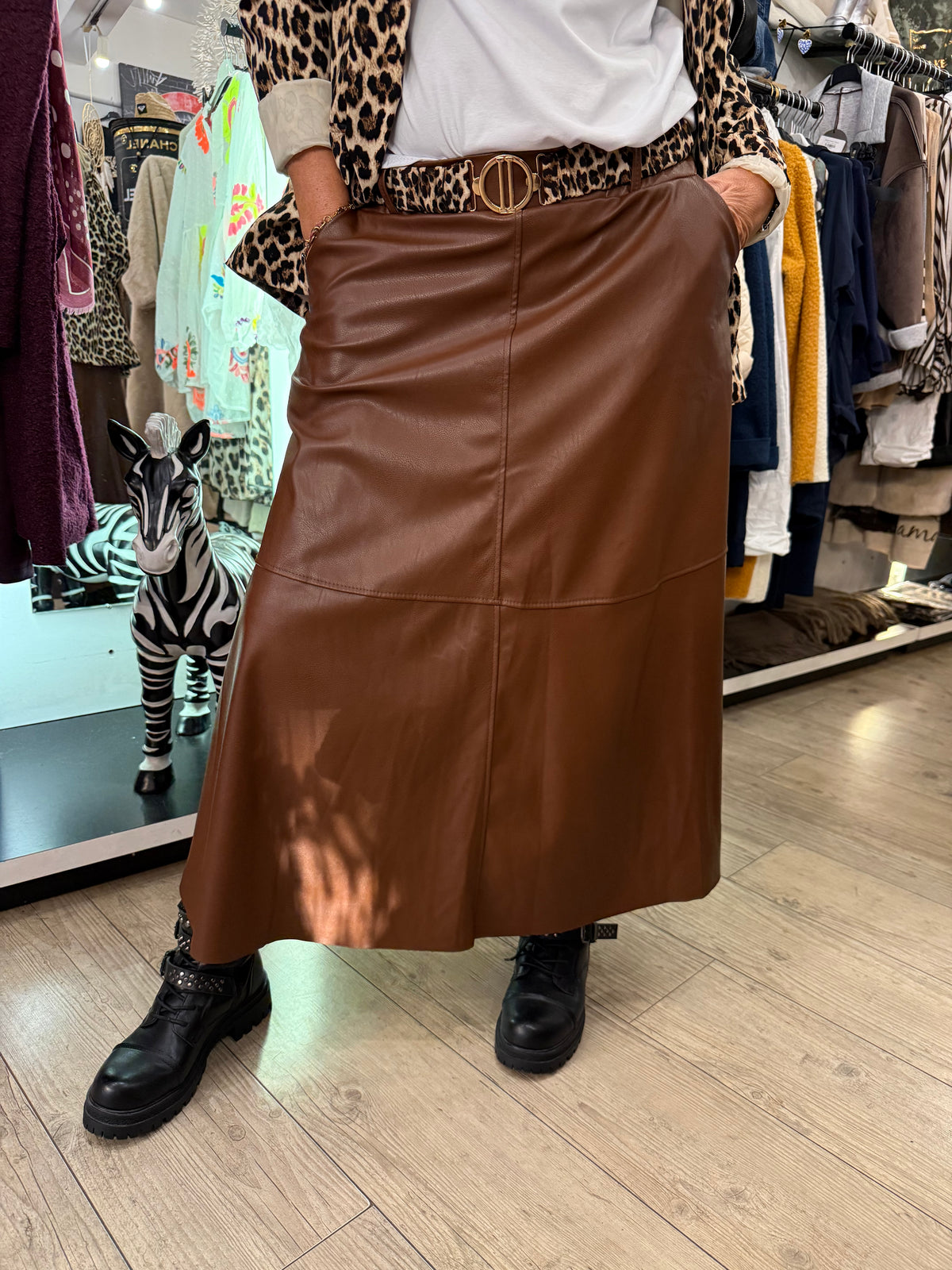 Jupe zanzibar caramel