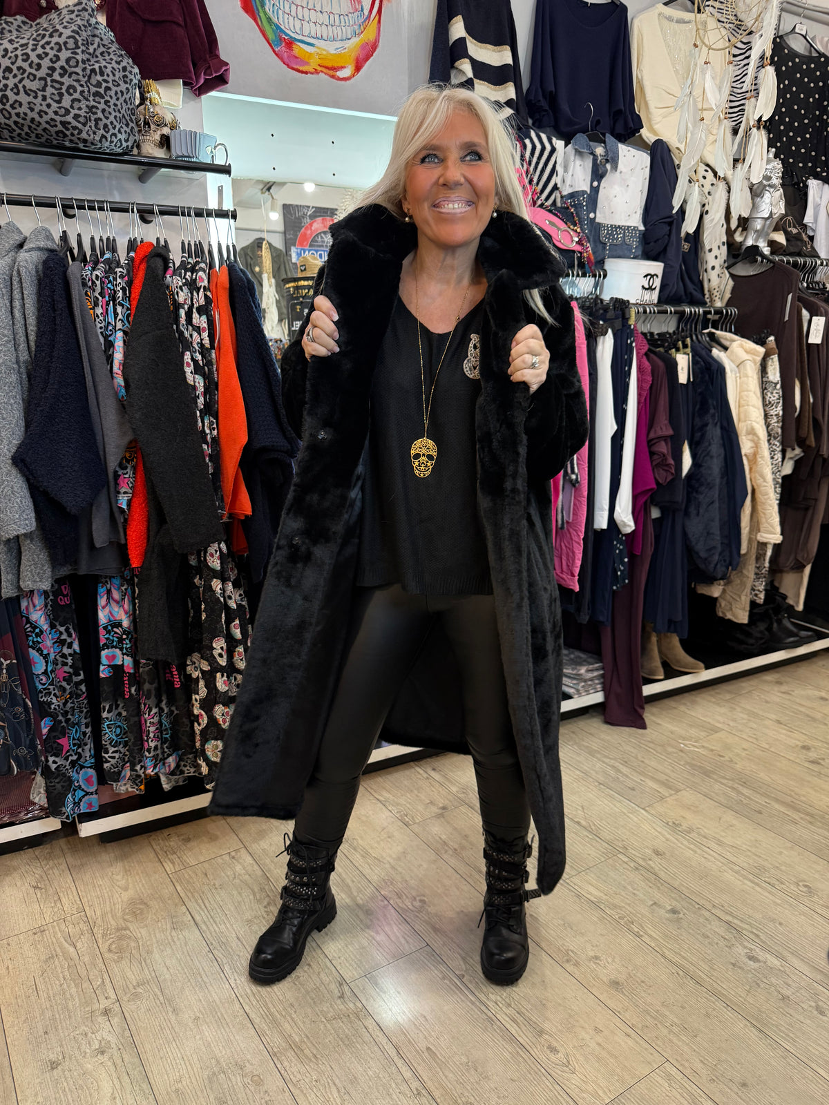 Manteau nelson noir