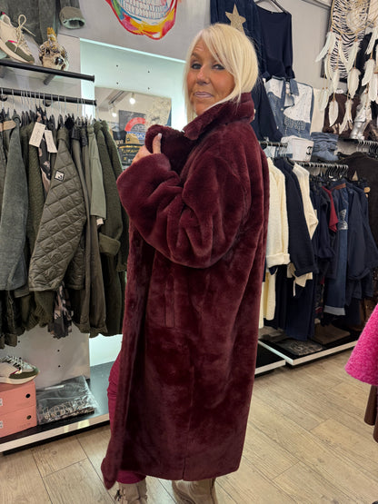 Manteau nelson bordeaux