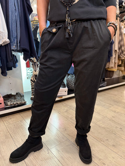 Pantalon chino noir