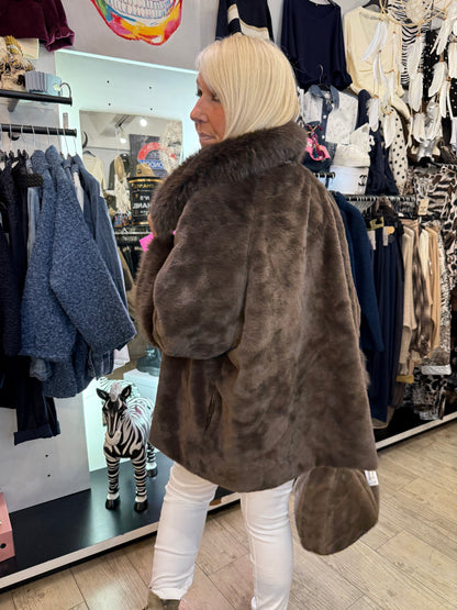 Manteau princess choco