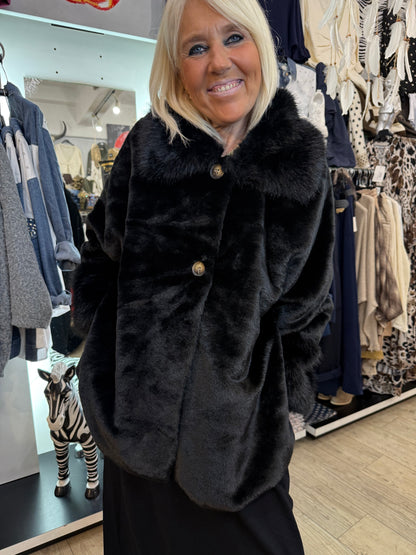 Manteau princess noir