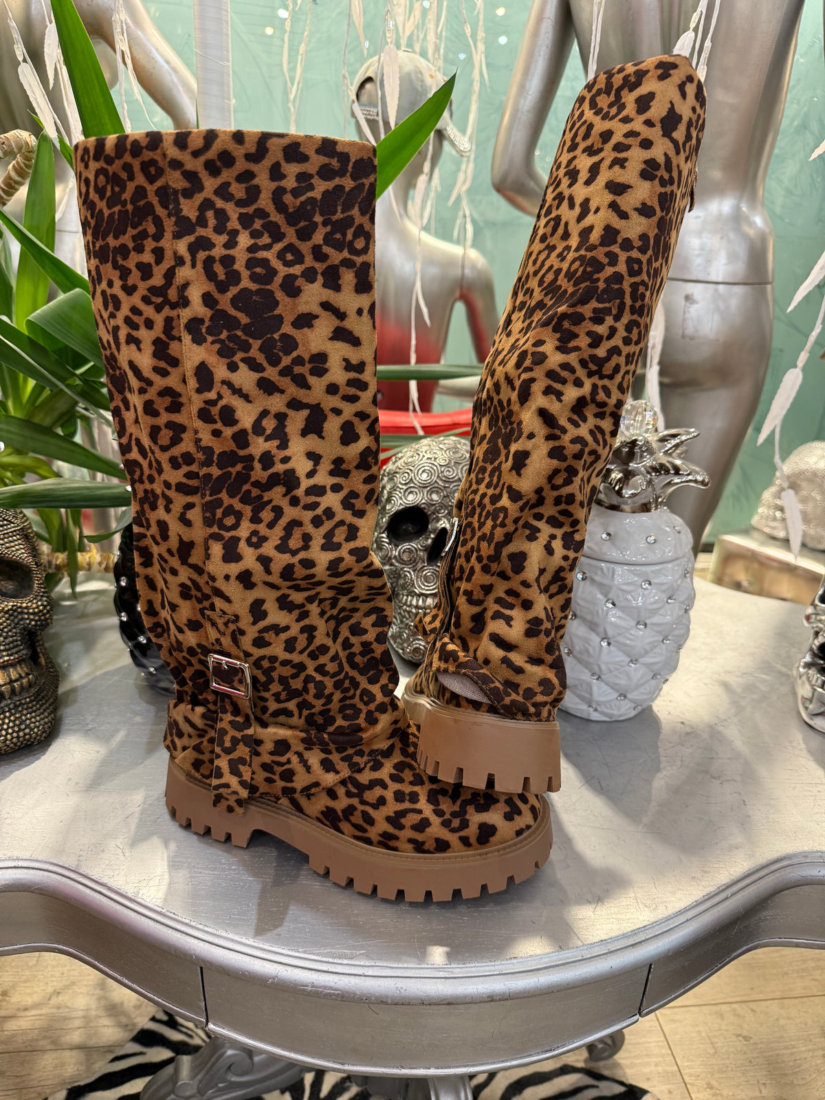 Boots bottes léopard