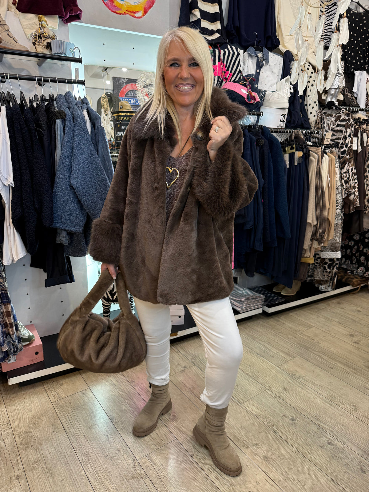 Manteau princess choco