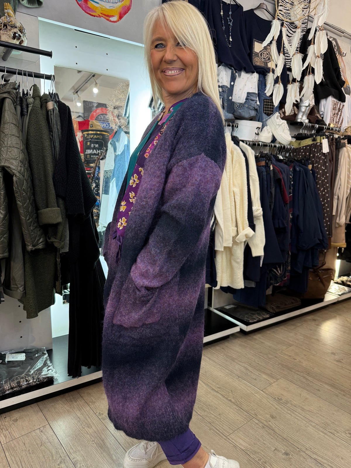 Gilet violet