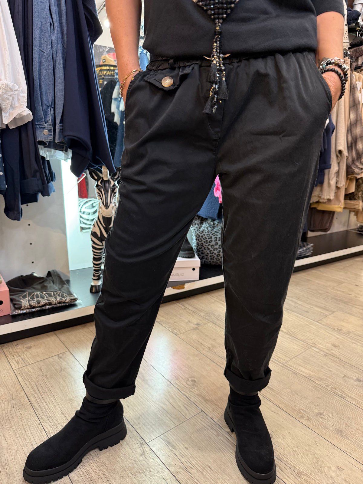 Pantalon chino noir