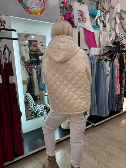 Doudoune fashion beige