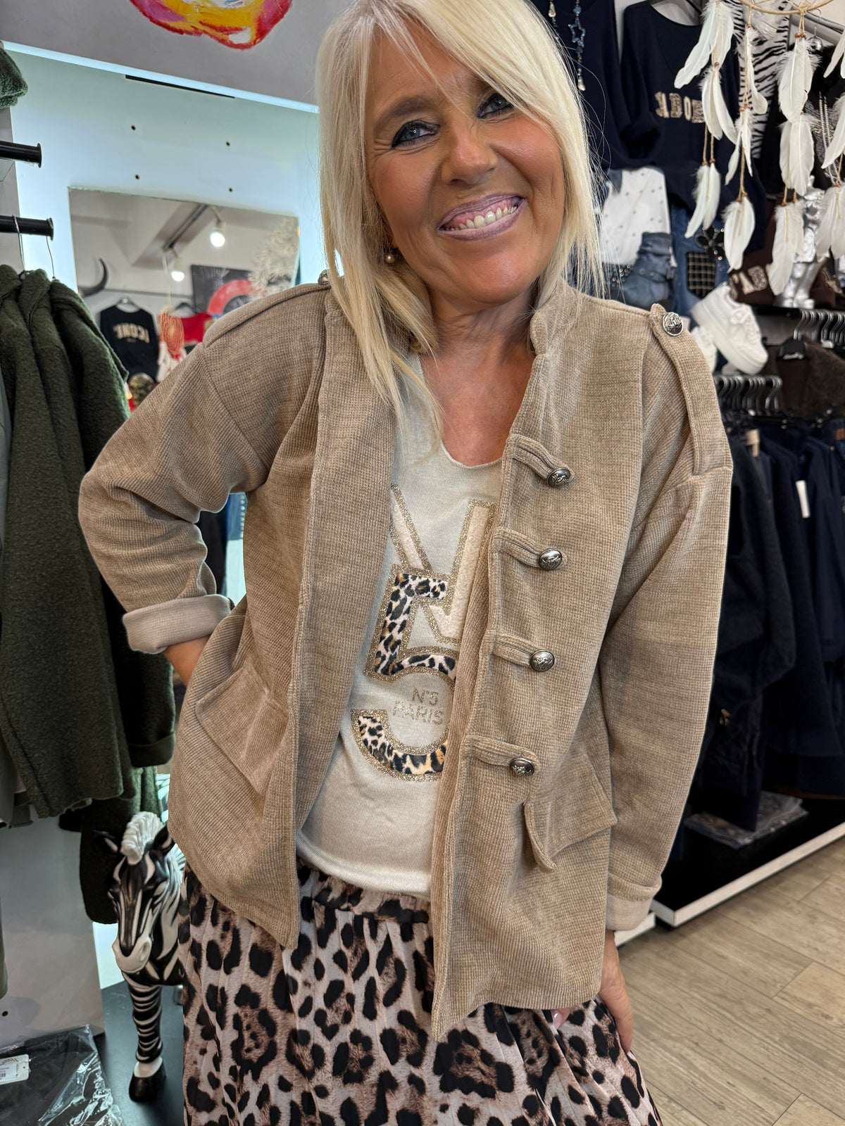 Veste kaporal beige