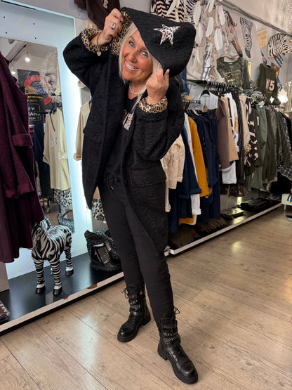 Manteau Éden noir