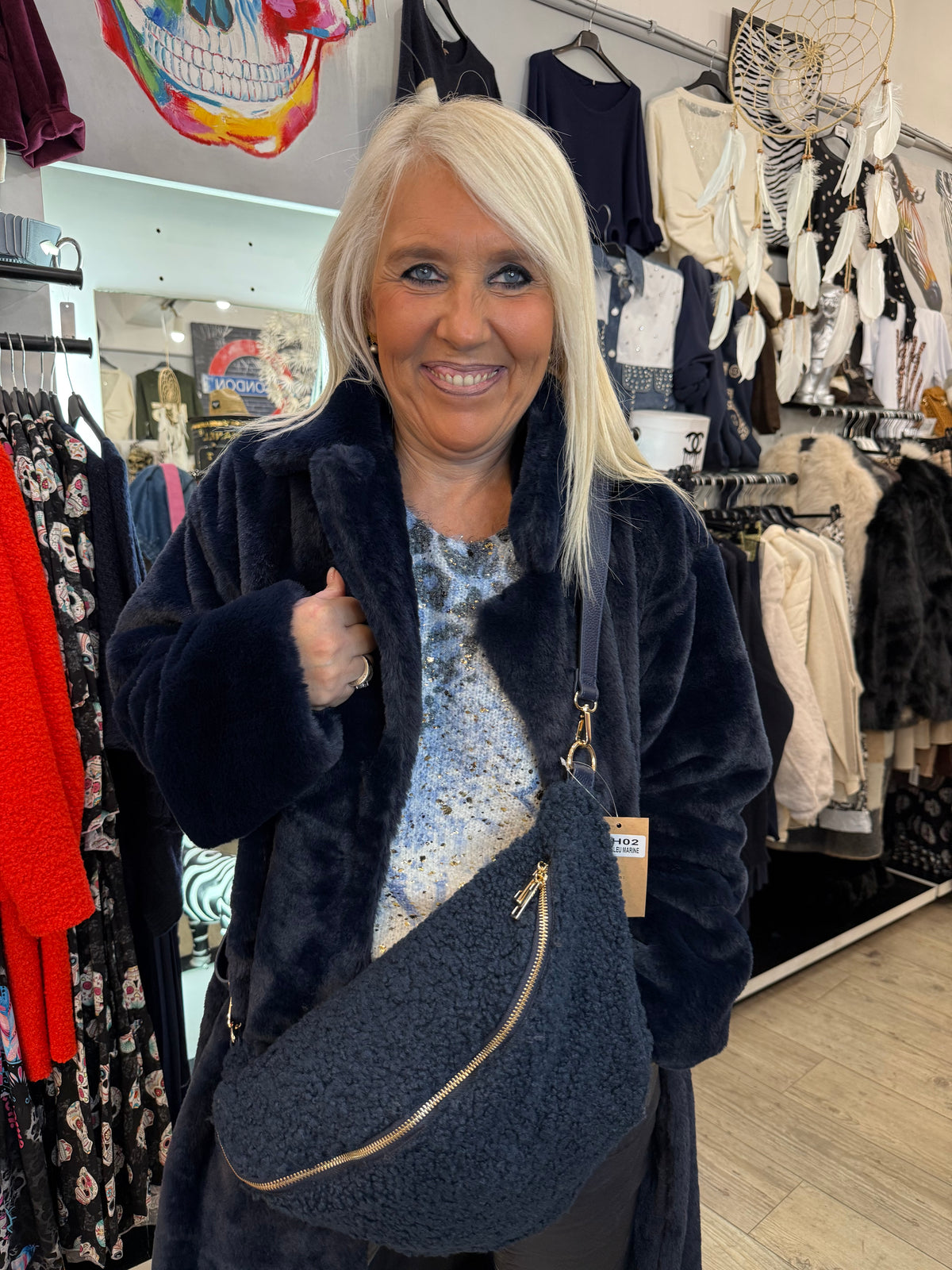 Manteau Nelson marine