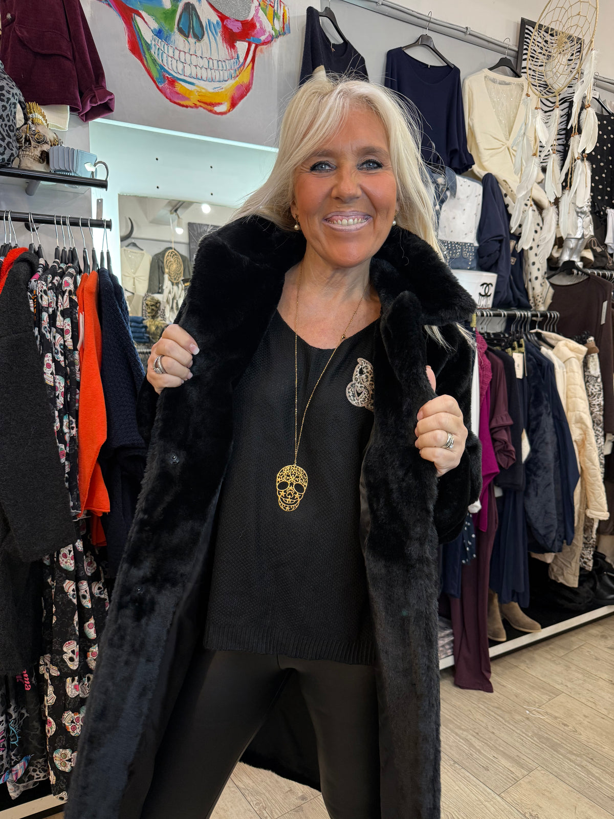 Manteau nelson noir