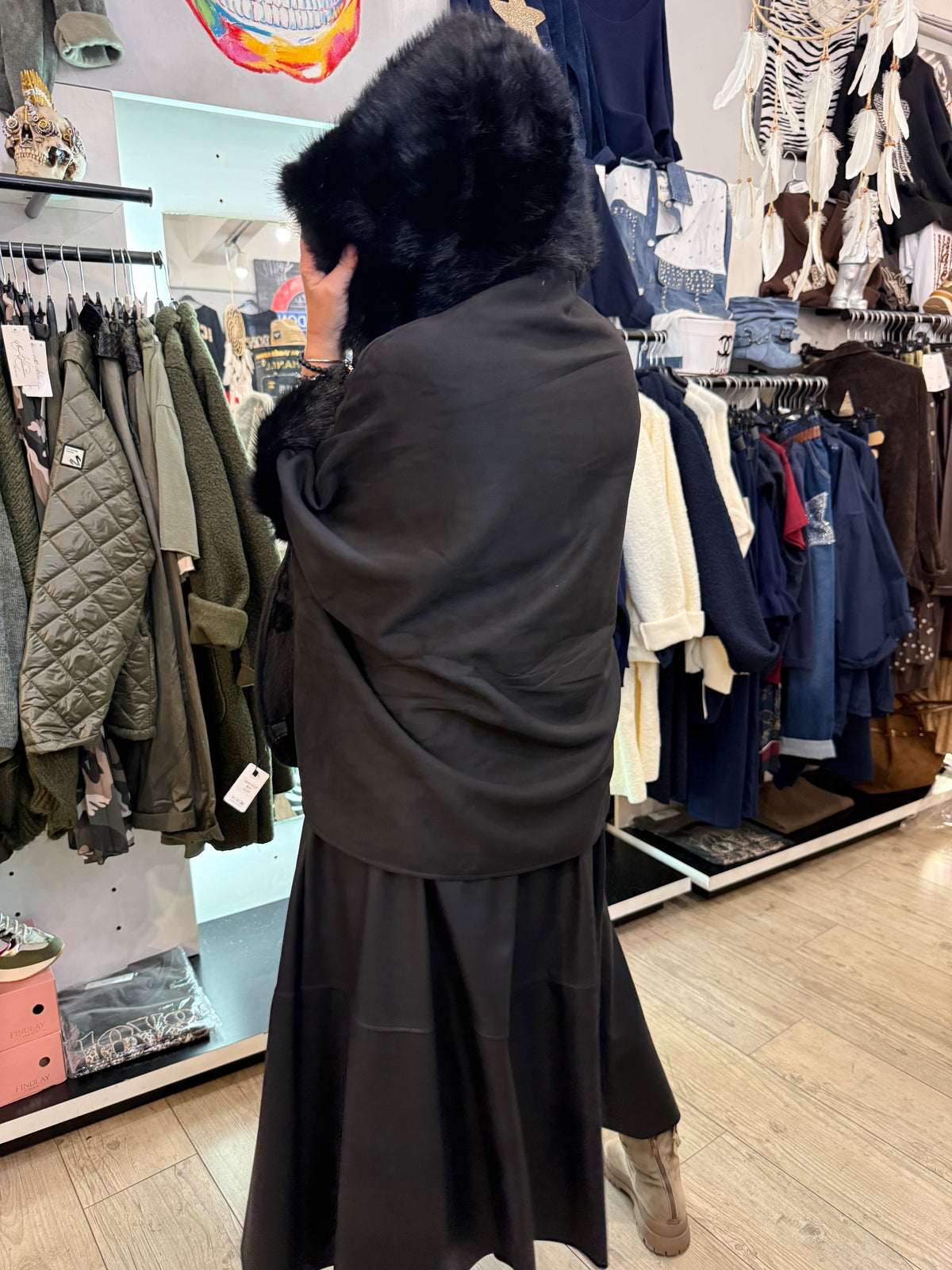 Poncho noir