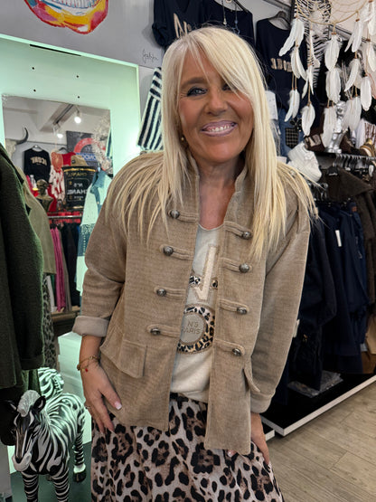 Veste kaporal beige