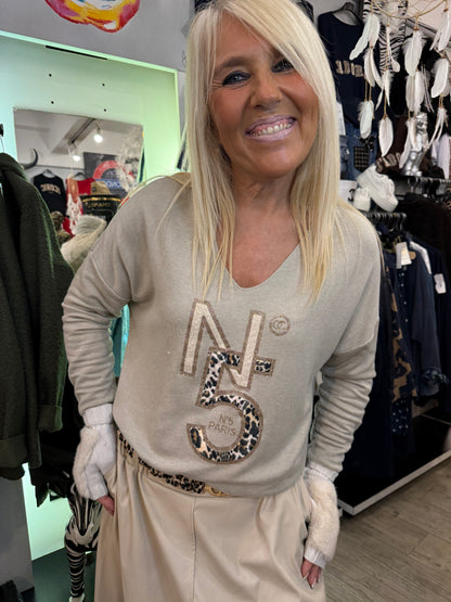 Pull n 5 beige new