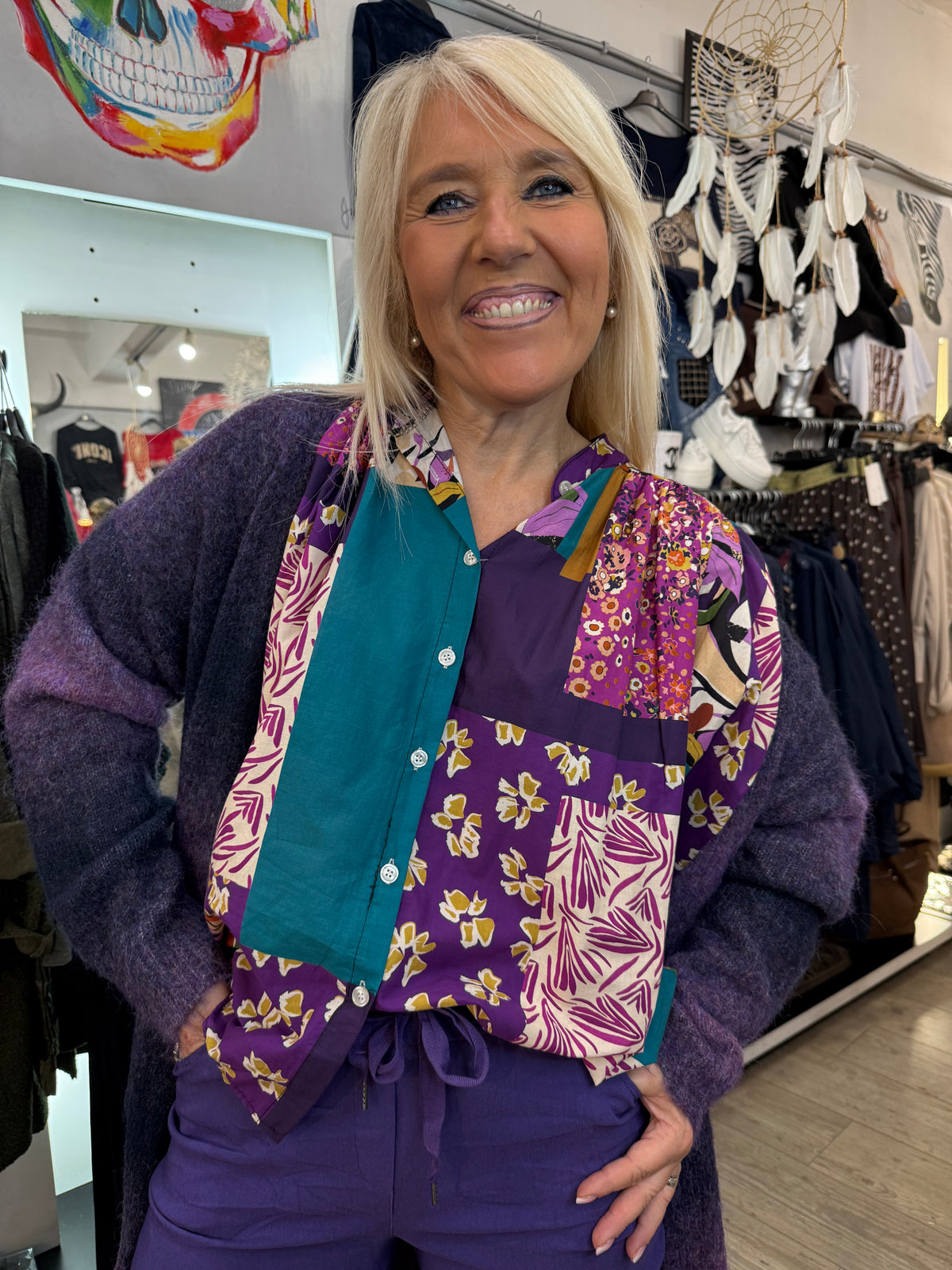 Gilet violet