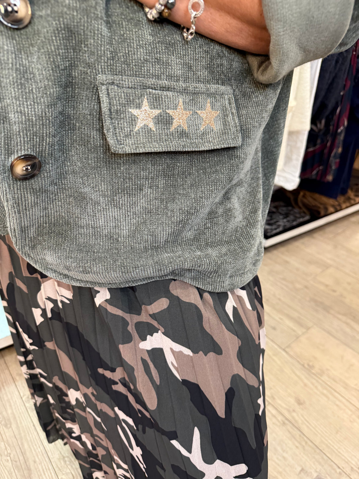 Jupe army gde taille
