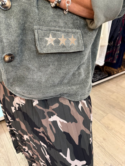 Jupe army gde taille