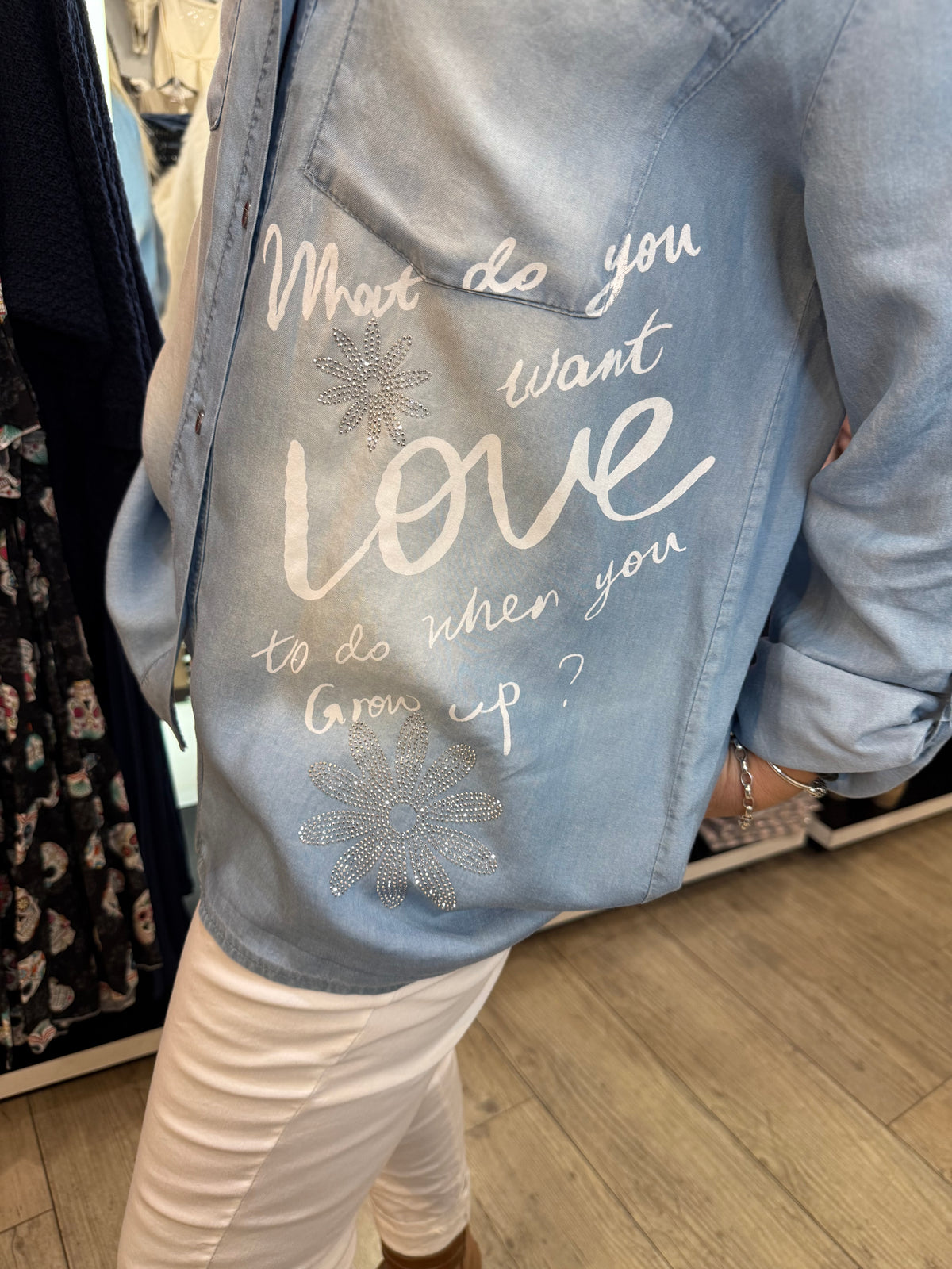 Chemise tencel love
