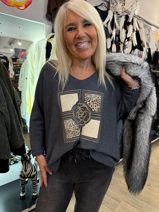 Pull zanzibar gris