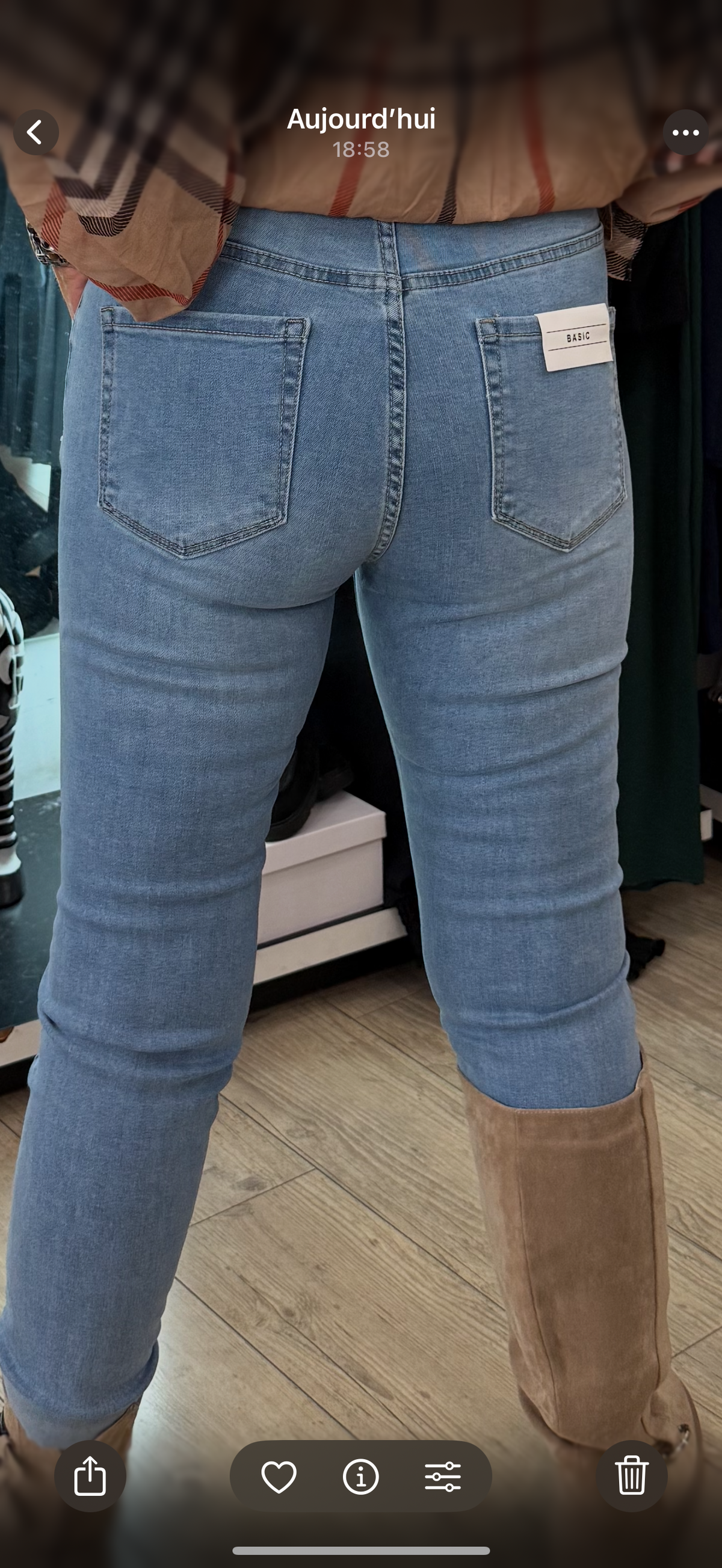 Jean carter bleu