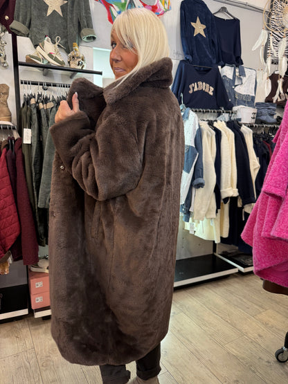 Manteau nelson chocolat